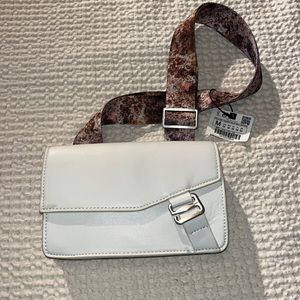 Zara Printed Strap Crossbody Bag